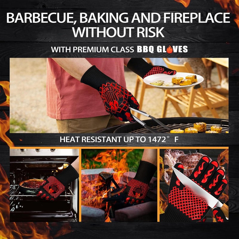LEWARAN Grandpa Gifts, Gifts for Grandpa Christmas from Grandkids BBQ Blanket for Resting Meat with Grill Gloves, Meat Resting Bag for BBQ Smoking, Grilling Gloves Heat Resistant for Grill on Birthday - Image 4
